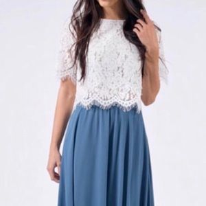 Space 46 Lace Crop top 🕊